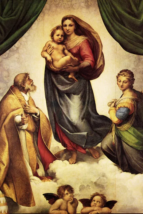 Sixtinische Madonna / Raffael