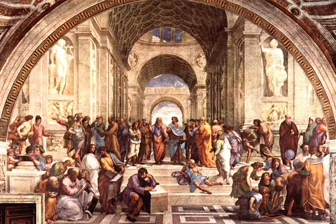 Die Schule von Athen / Raffael
