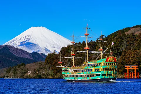 蘆之湖的遊覽船 / 神奈川縣