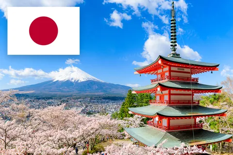 世界の風景とその国旗 ~アジア編 vol.1~