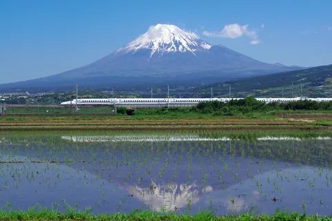 Spiegelbild des Fuji, Shizuoka