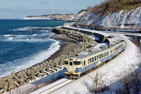 Japanisches Meer im Winter, Aomori