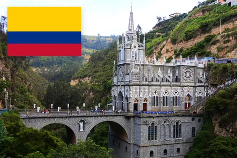 Republik Kolumbien Wallfahrtskirche Las Lajas