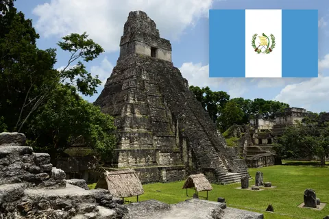 Republik Guatemala Tikal
