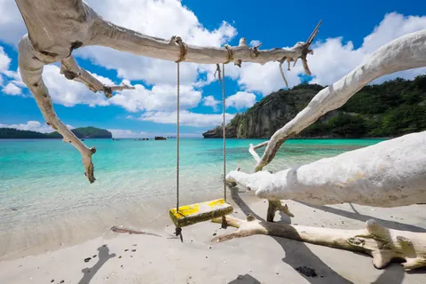 Sakaiura Beach, Chichijima island