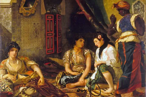 Femmes d’Alger dans leur appartement / Eugène Delacroix