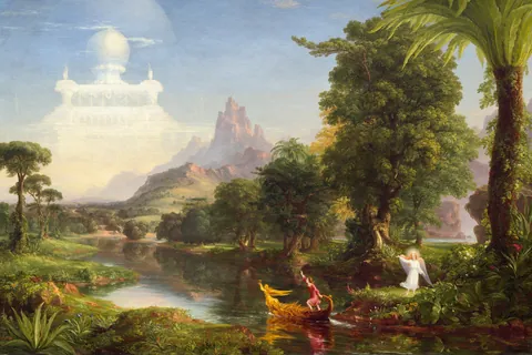Le Voyage de la vie : la Jeunesse / Thomas Cole