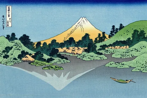 甲州三坂水面