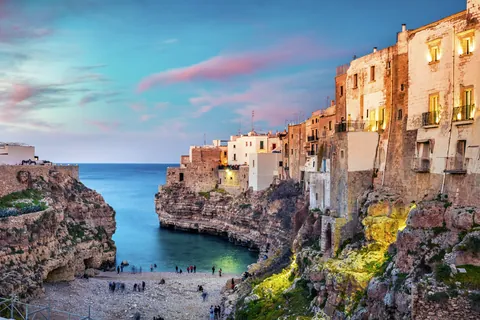 Polignano a Mare le soir