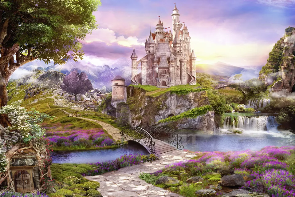 Tela digital Viagem de fantasia