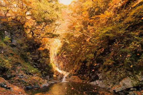 Ojiragawa Valley in Autumn