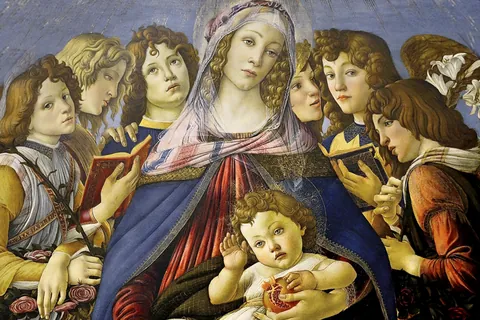 Madona da Romã / Sandro Botticelli
