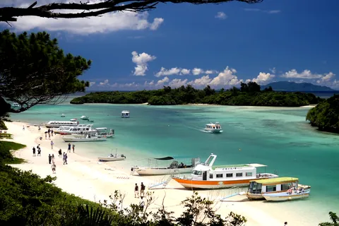 Kabira Bay on Ishigaki Island