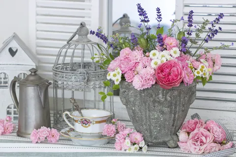 時のしずく、ピンクの花の囁き