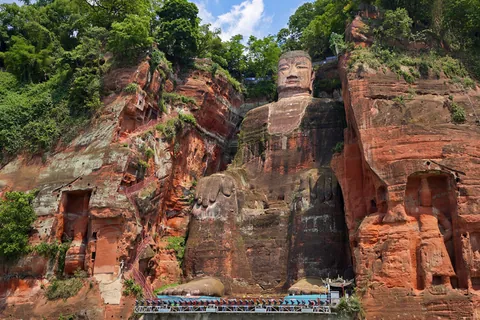 Leshan Giant Buddha in Sichuan, China