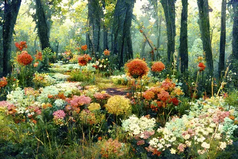 花彩る幻想の森