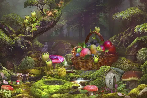 苔むす森のくらし